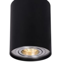 TUBE - Plafondspot - Ø 9,6 cm - GU10 - Zwart