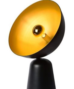 VIDOR - Tafellamp - Ø 46 cm - E27 - Zwart