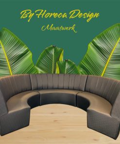 Ronde horeca bank verticale banen 20