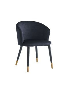 Stoel Maxima Black velvet