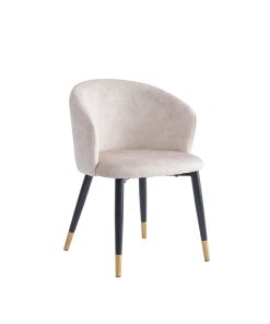 Stoel Maxima beige velvet