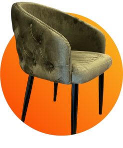 Stoel Chester moss groen velvet