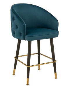 Barkruk Chester blauw