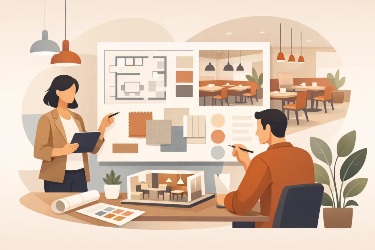Interieurontwerp voor restaurant laten maken