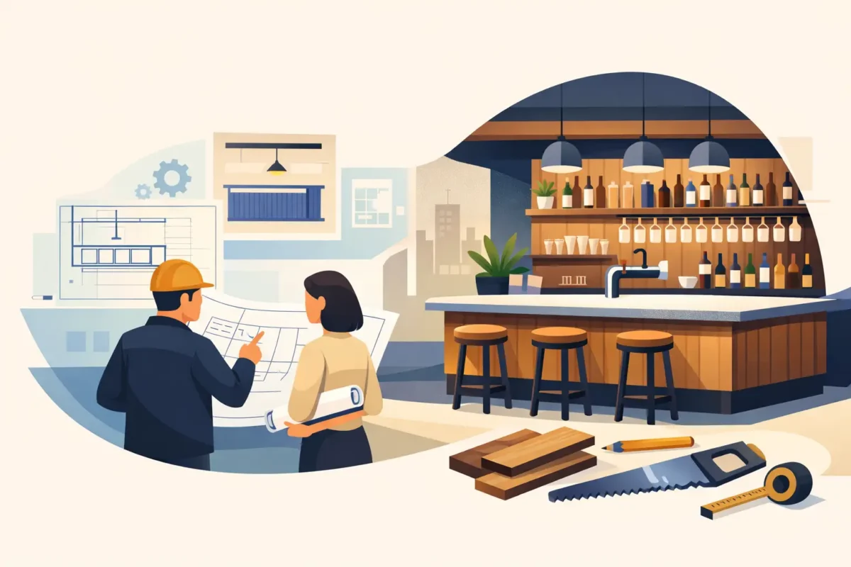Maatwerk bar laten maken voor uw horecazaak